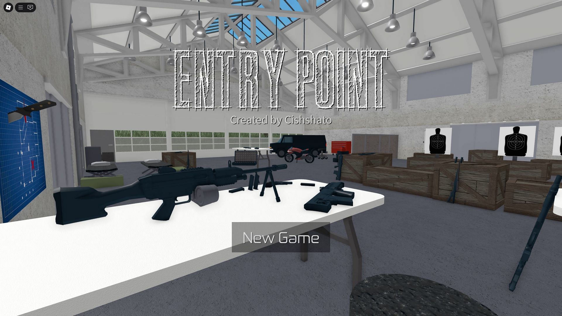 Loading screen of Entry Point (Image via Roblox)